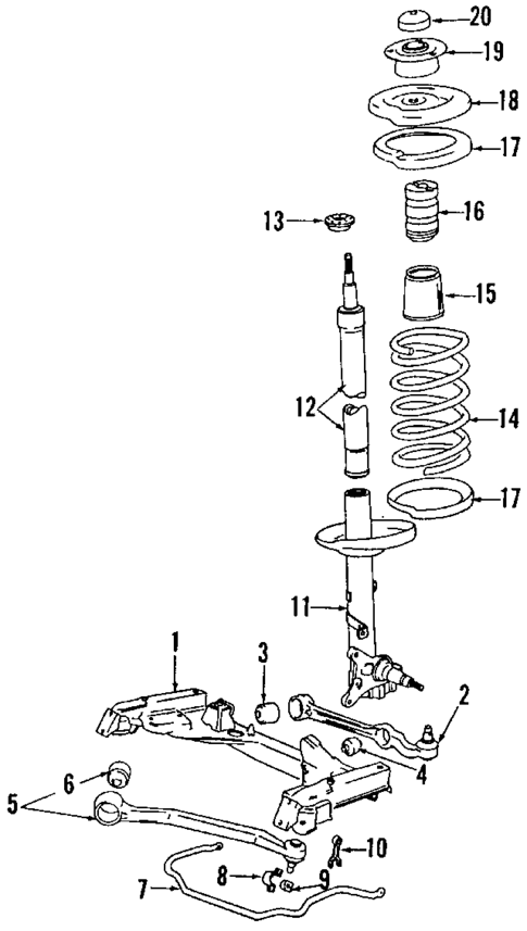 Suspension Components for 1984 BMW 733i #0