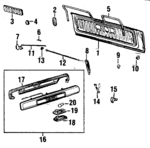 6506190A13 - Body: Gate for Toyota: Land Cruiser Image