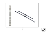 61619478361 - Vehicle Electrical System: Set of Wiper Blades for BMW Image