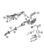 1EM49XDVAB - Steering: Steering Column Shroud, Upper And Lower for Mopar Image