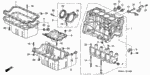 11000PLM810 - Engine: BLOCK ASSY., CYLINDER (DOT) for Honda Image