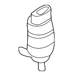 67128362154 - Body: Washer Pump for BMW: 318i, 318is, 318ti, 323Ci, 323i, 323is, 325Ci, 325i, 325xi, 328Ci, 328i, 328i xDrive, 328is, 328xi, 330Ci, 330i, 330xi, 335d, 335i, 335i xDrive, 335is, 335xi, 525i, 528i, 530i, 530xi, 535i xDrive, 535xi, 540i, 740i, 740iL, 745i, 745Li, 750i, 750iL, 750Li, 760i, 760Li, Alpina B7, M3, M5, X3, X4, X5, Z3, Z4, Z8 Image