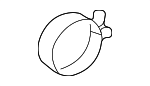 9611110830 - Engine: Air Hose Clamp for Toyota: 4Runner, Camry, Highlander, Land Cruiser, RAV4, Tacoma Image