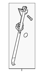 DE9Z74611B68AB - Body: Lap &amp; Shoulder Belt for Lincoln: MKT Image