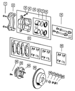 5093189AB - Service Brakes: Brake Bleeder Screw for Mopar Image