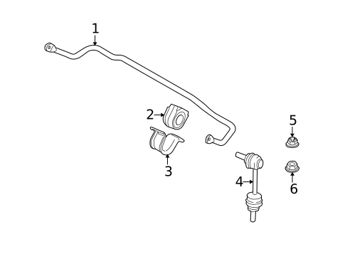 Stabilizer Bar & Components for 2011 BMW X5 #3