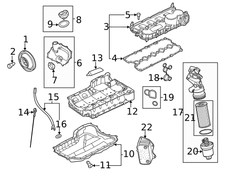 Engine Parts for 2012 Volkswagen Jetta #1