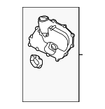 7K109210G - Engine: Front Cover for Volkswagen: Beetle, Golf, Jetta, Passat, Rabbit Image