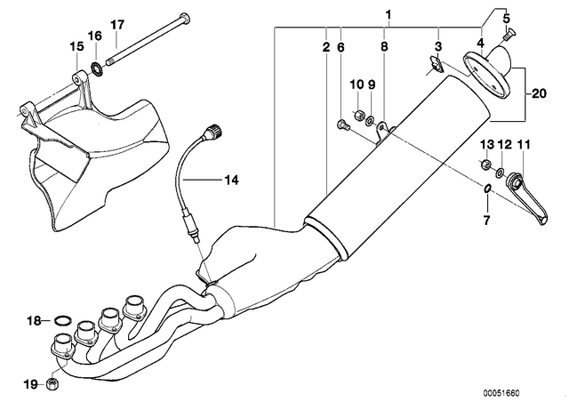 18121465140 - : Plug-In Nut - M5 for BMW-Motorrad Image