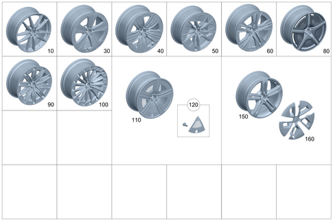 Wheels for 2023 Mercedes-Benz EQS 580 SUV #0