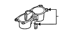 83434T20A01ZA - Body: Cup Holder for Honda Image