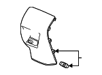 83450T20A01ZA - Body: Rear Cover for Honda Image