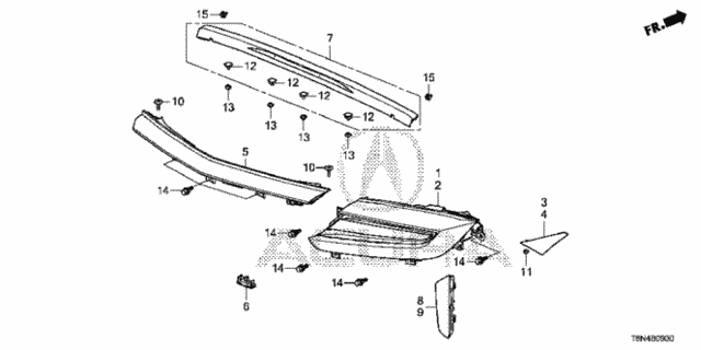 Taillight - License Light for 2019 Acura NSX #0