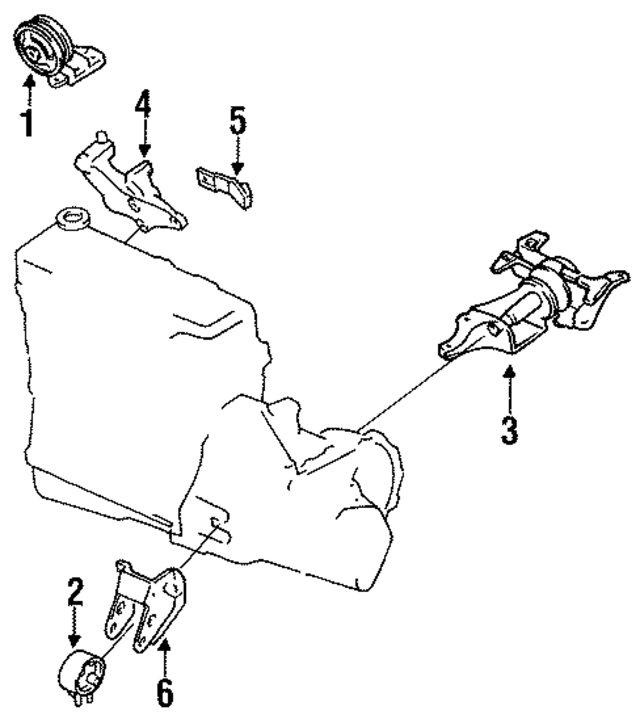 BR7039060B - Engine: Mount for Mazda Image