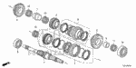 232105C8000 - Transmission - Manual: MAINSHAFT for Honda Image