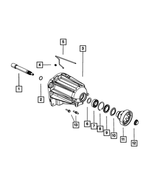 4800294AA - 42RLE; 4-Speed; Automatic Transmission: Extension Housing Snap Ring for Mopar Image
