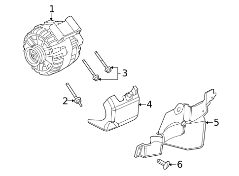 Alternator/Generator & Related Components for 2012 Ford Mustang #0