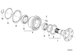 33122283079 - : Dustcover Plate, Small for BMW Image