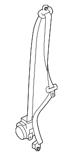 868841KM0A - Electrical: Belt &amp; Retractor for Nissan Image