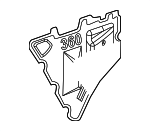 25779162 - : Water Deflector for Buick: Rainier | Chevrolet: Trailblazer | GMC: Envoy | Oldsmobile: Bravada Image