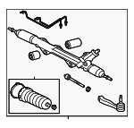 T2R1327 - : Rack And Pinion Assembly for Jaguar Image