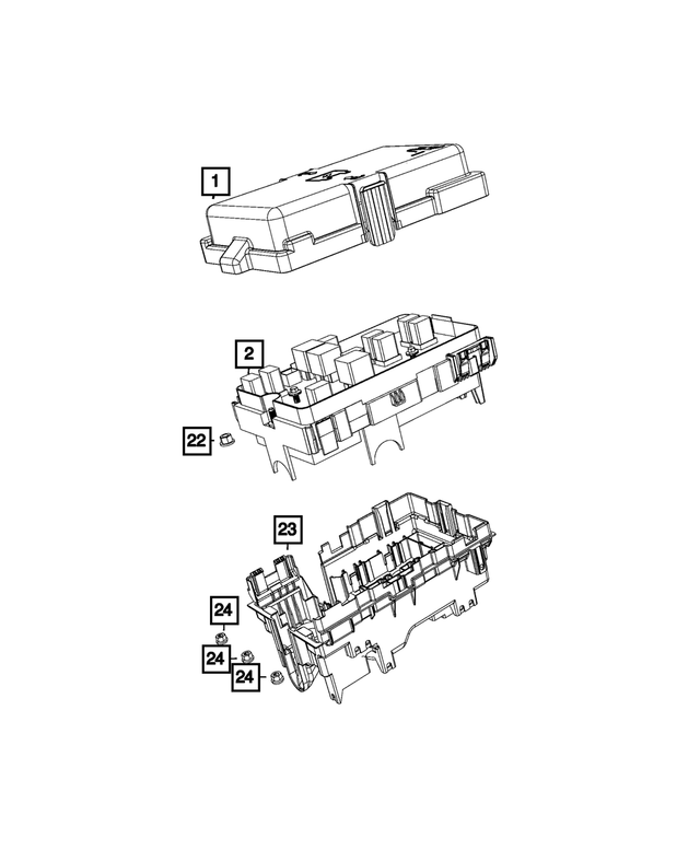 68534920AC - Electrical: Power Distribution Center for Mopar Image image