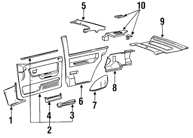 8593024200AU - : Pkg Tray Trim for Hyundai Image