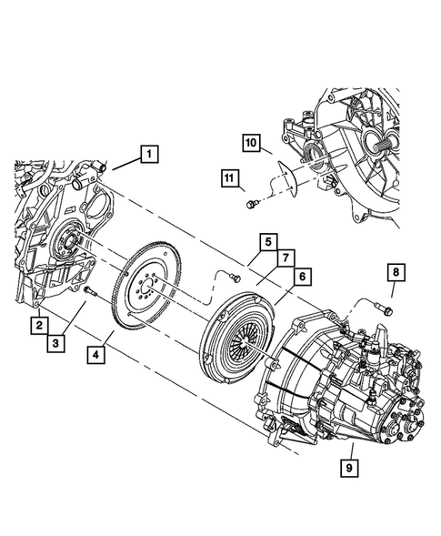 Clutch for 2004 Chrysler PT Cruiser #3