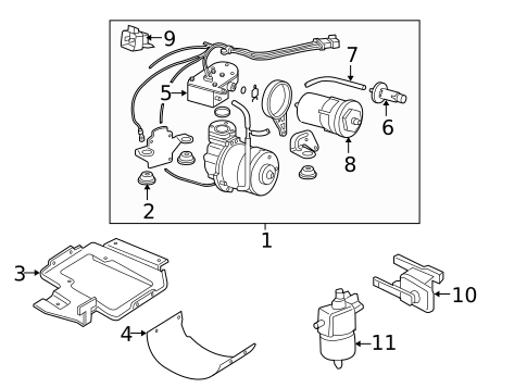 Ride Control Components for 2005 Saturn Relay #0