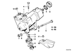 33326768900 - Steering: Self-Locking Hex Nut for BMW Image
