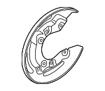 C2C35784 - Brakes: Splash Shield for Jaguar: F-Type, S-Type, Super V8, Vanden Plas, XF, XFR, XFR-S, XJ, XJ8, XJR, XK, XKR, XKR-S Image