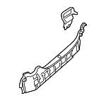 HJE5280AD - Body: Rear Cover for Jaguar Image