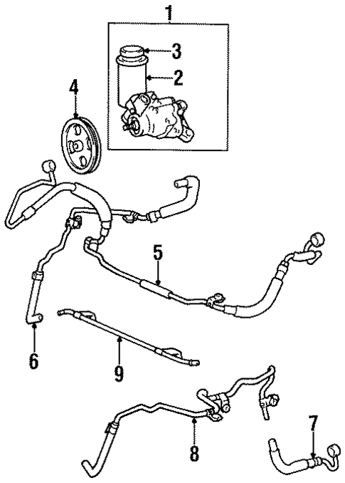 Edelmann Power Steering Pressure Line Hose For 1992-1997 Lexus SC400 – Part 43465BV