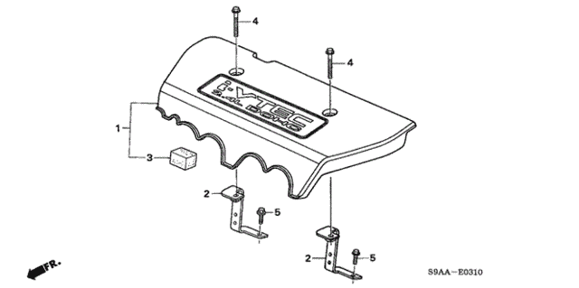 Engine Cover for 2006 Honda CR-V #0