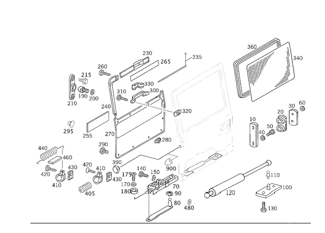 4637431500 - Rear-End Door: Compensating Plate for Mercedes-Benz: G500, G550, G550 4x4, G580, G63 4x4 Squared AMG, G63 AMG, G65 AMG Image image