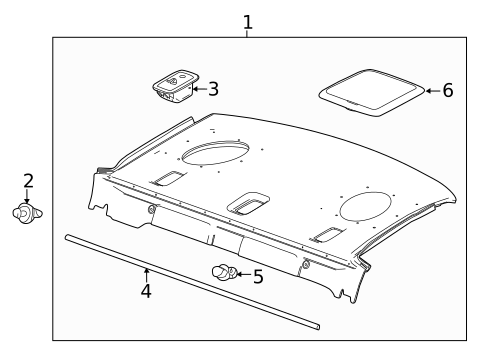 Interior Trim - Rear Body for 2015 Chevrolet Malibu #0