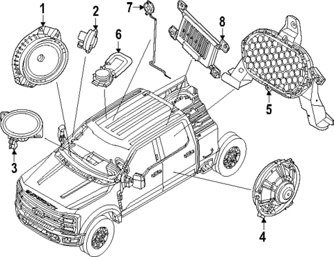 Antenna & Radio for 2024 Ford F-450 Super Duty #2