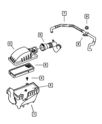 6501291 - Fuel: Hex Nut-coned Washer Nut And Washer for Mopar Image