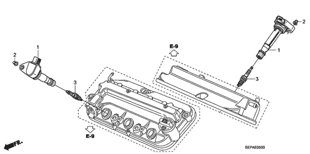 Plug Hole Coil - Plug for 2008 Acura TL #0
