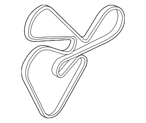 252122G710 - : Serpentine Belt for Hyundai Image