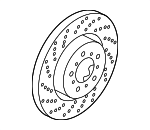 34112283386 - : Rotor for BMW: 1 Series M, M3 Image