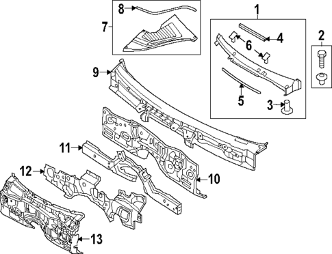 Cowl for 2025 Genesis Electrified G80 #0