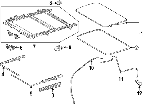 Sunroof for 2024 Toyota Land Cruiser #0