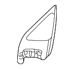 1J0837973AC01C - Body: Corner Trim for Volkswagen: Golf, Jetta Image
