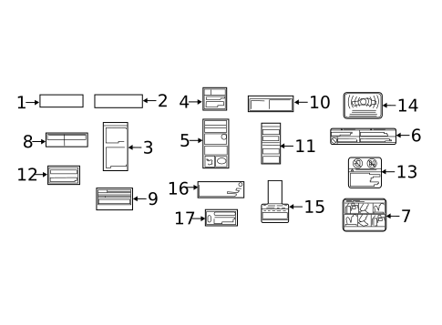 Labels for 2019 Toyota Sienna #0