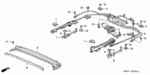 93500040080H - Interior/Bumper: SCREW, PAN (4X8) for Acura Image