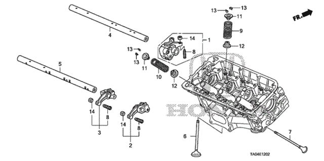 Valve - Rocker Arm (RR.) (V6) for 2010 Honda Accord #0