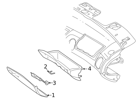 Glove Box for 2004 Dodge Intrepid #0