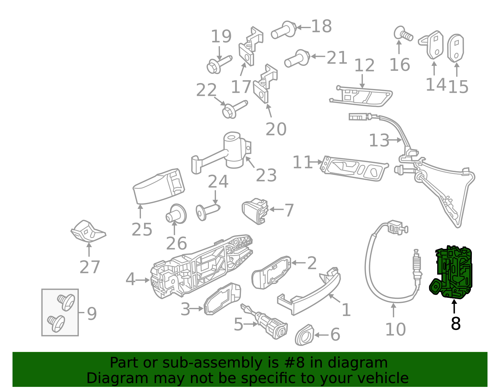 5K1-837-015-J - Door Lock Actuator Motor 2011-2025 Volkswagen ...