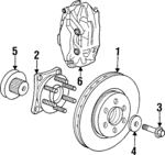 4642122AC - Brakes: Rotor for Dodge: Viper Image